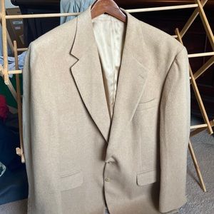 Robert Stock Camel Hair Suit Jacket